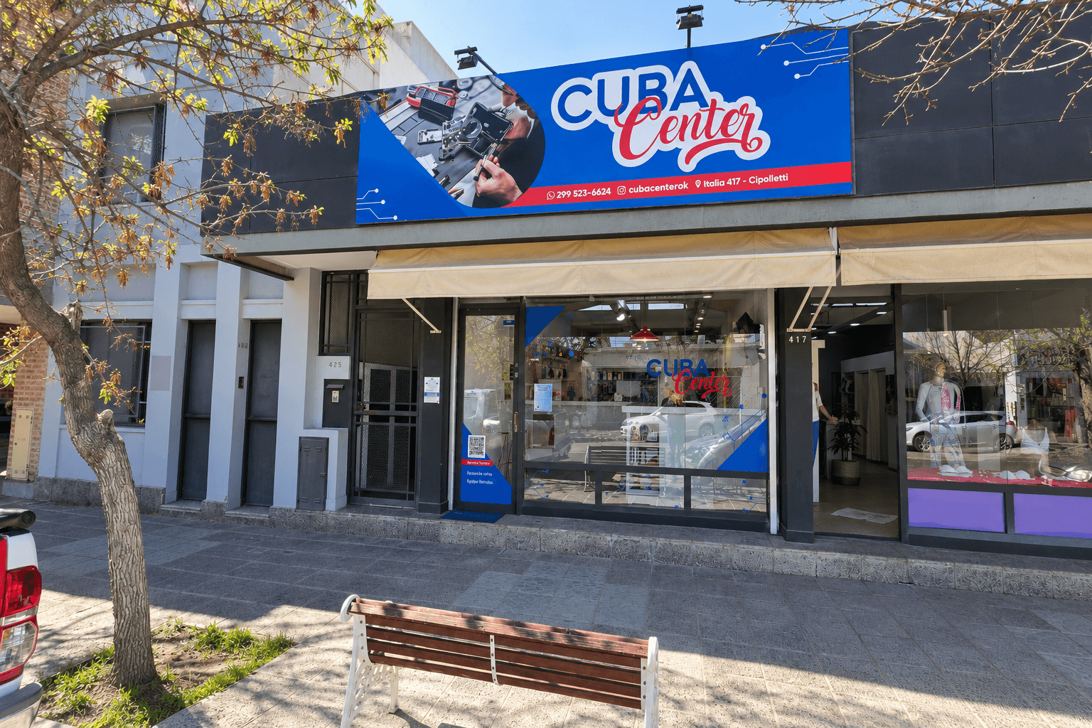 Frente de Cuba Center en Italia 417, Cipolletti